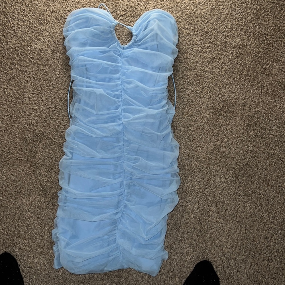 Baby Blue Oh Polly Mini Dress